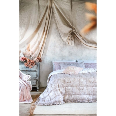 PROWANSALSKA NARZUTA TOILE DU BORGO BEIGE Blanc MariClo'