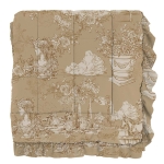 PROWANSALSKA NARZUTA TOILE DU BORGO BEIGE Blanc MariClo'