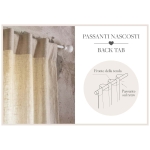 PROWANSALSKA ZASŁONA TOILE DE JOUY BEIGE Blanc MariClo'