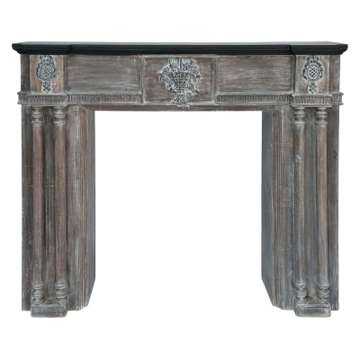 PROWANSALSKI PORTAL KOMINKA PATHOS Brown Rustic Styl Blanc MariClo' 