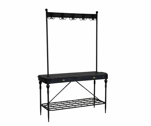 Rustic Stolik/Wieszak Styl Vintage Belldeco