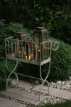 SZKLARNIA METALOWA /STOJAK Garden Green Vintage Belldeco