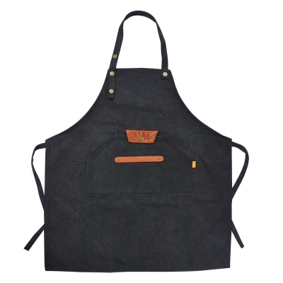 FARTUCH KUCHENNY Barista Apron Black Vintage Styl Clayre & Eef 