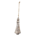 OZDOBNA DEKORACJA DREWNIANA Baroque Styl Rustic Silver Grey Clayre & Eef 