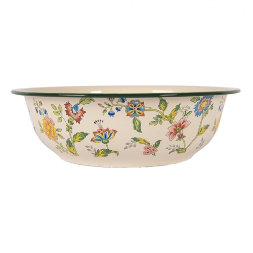 PROWANSALSKA MISKA Flowers Beige Retro Vintage 1 Clayre & Eef
