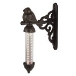 OZDOBNY TERMOMETR Country Garden Bird Brown Clayre & Eef 