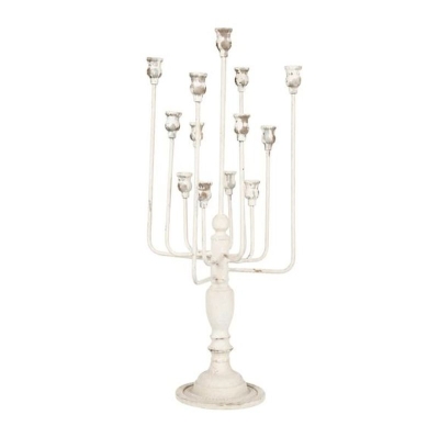 ŚWIECZNIK WIELORAMIENNY Garden Green Rustic Style Belldeco