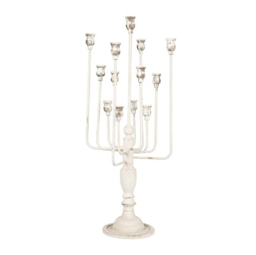 ŚWIECZNIK WIELORAMIENNY Garden Green Rustic Style Belldeco