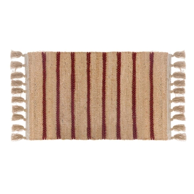 DYWAN Z FRĘDZLAMI BOHO NATURALE RED A Blanc MariClo' 