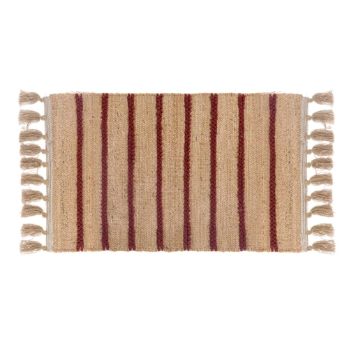DYWAN Z FRĘDZLAMI BOHO NATURALE RED A Blanc MariClo' 