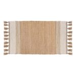 OZDOBNY DYWAN Z FRĘDZLAMI BOHO NATURALE XL Blanc MariClo' 