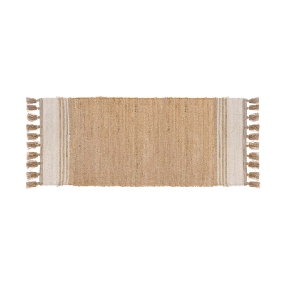 DYWAN Z FRĘDZLAMI BOHO NATURALE L Blanc MariClo' 