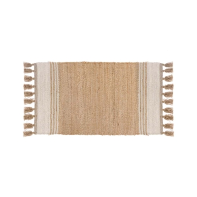 OZDOBNY DYWAN Z FRĘDZLAMI BOHO NATURALE M Blanc MariClo' 