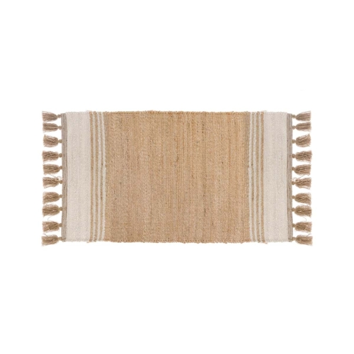 OZDOBNY DYWAN Z FRĘDZLAMI BOHO NATURALE M Blanc MariClo' 