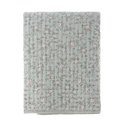 OZDOBNA NARZUTA HIVER FLEURI Green L Blanc MariClo' 