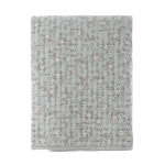 OZDOBNA NARZUTA HIVER FLEURI Green XL Blanc MariClo' 