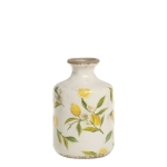 PROWANSALSKA CERAMICZNA BUTELKA Wazon Limone Chic Antique