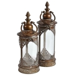 OZDOBNY LAMPION W STYLU Vintage Old 3 Belldeco