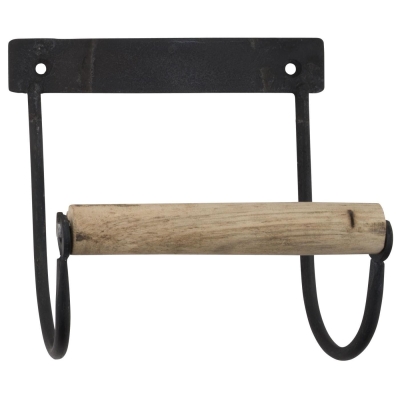 SKANDYNAWSKI UCHWYT NA PAPIER Wooden Black Ib Laursen  