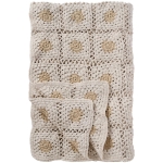 PROWANSALSKA NARZUTA W STYLU Brocante Cream Natural Flowers Ib Laursen 