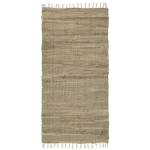 OZDOBNY DYWAN BAWEŁNIANY RUSTIC  Brown Grey Brązowy Szary Ib Laursen 