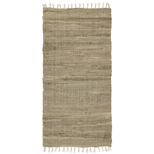 OZDOBNY DYWAN BAWEŁNIANY RUSTIC  Brown Grey Brązowy Szary Ib Laursen 