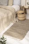 OZDOBNY DYWAN BAWEŁNIANY RUSTIC  Brown Grey Brązowy Szary Ib Laursen 