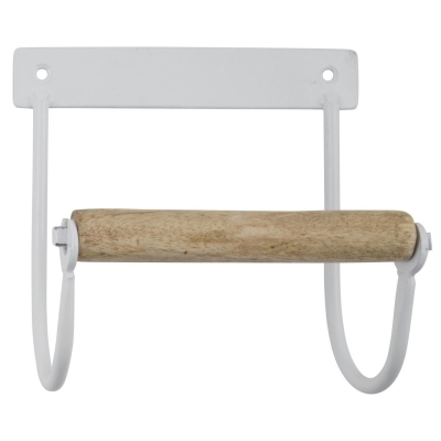 SKANDYNAWSKI UCHWYT NA PAPIER Wooden White Ib Laursen 