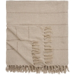 NARZUTA DWUOSOBOWA Z FRĘDZLAMI KREMOWA Cream Rustic Style 2 Ib Laursen 
