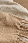 NARZUTA DWUOSOBOWA Z FRĘDZLAMI KREMOWA Cream Rustic Style 2 Ib Laursen 