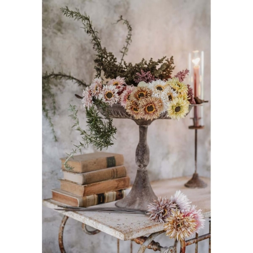 PROWANSALSKA PATERA METALOWA MEMORIAE COLLECTION Bird Blanc MariClo'