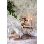 PROWANSALSKA PATERA METALOWA MEMORIAE COLLECTION Bird Blanc MariClo'