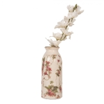 PROWANSALSKI CERAMICZNY WAZON Butelka Paradise Flowers Clayre & Eef  