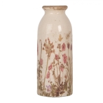 PROWANSALSKI CERAMICZNY WAZON Butelka Flower Garden Clayre & Eef 