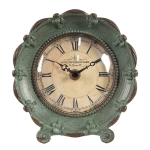 PROWANSALSKI ZEGAR STOŁOWY Retro Vintage Green Clayre & Eef 
