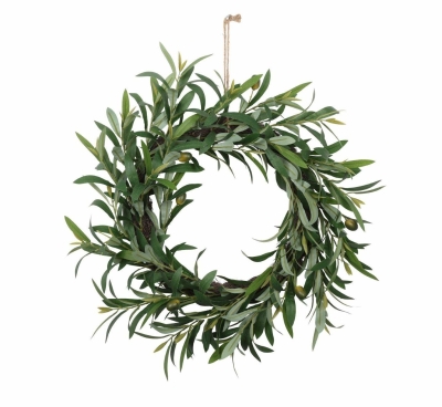 ROMANTYCZNY WIANEK OZDOBNY OLIWKA 2 Rustic Style Belldeco