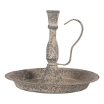 ROMANTYCZNY METALOWY ŚWIECZNIK Rustic Grey 1 Clayre & Eef