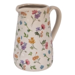 PROWANSALSKI DZBANEK CERAMICZNY Country Style Flowers XL Clayre & Eef 