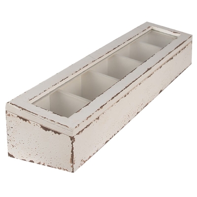 POJEMNIK Z PRZEGRÓDKAMI ZAMYKANY Brocante Clayre & Eef